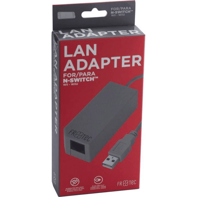 Nintendo Switch - LAN Adapter - Wii en Wii U - Ethernet Adapter - GameBrands