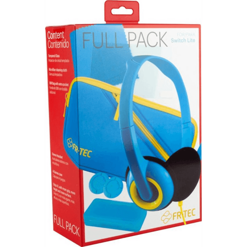 Nintendo Switch Lite Starters Pack – met o.a. Headsets, XL Thumb Grips, Game Case - GameBrands