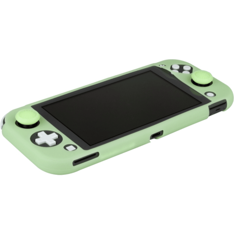 Nintendo Switch Lite Body Silicone Skin met Glow In The Dark thumbgrips - GameBrands