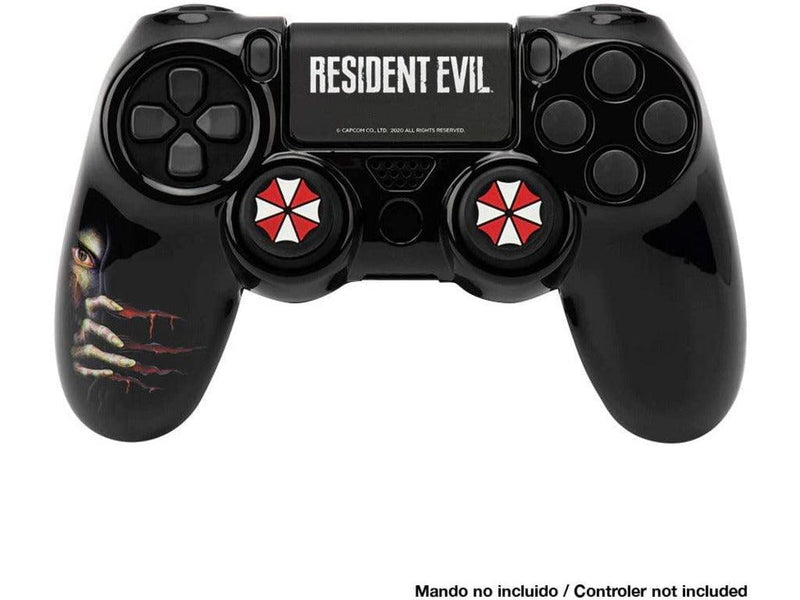 Resident Evil Umbrella PS4 controller skin en thumbgrip combo set - GameBrands