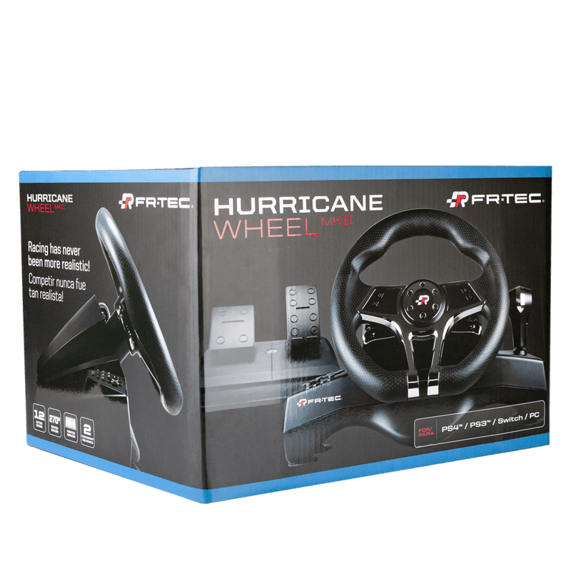 FR-TEC HURRICANE MKII  Racestuur PS4 -PS3 - Switch - PC