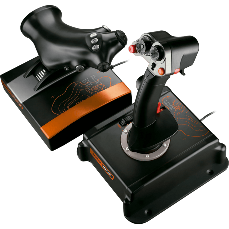 FR-TEC Raptor Mach 1 Joystick en Throttle combo voor PC vluchtsimulatie Games