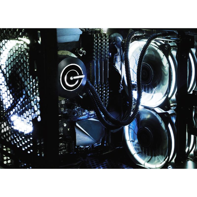 Rampage Moon Chill 240 CPU Water Cooler - GameBrands
